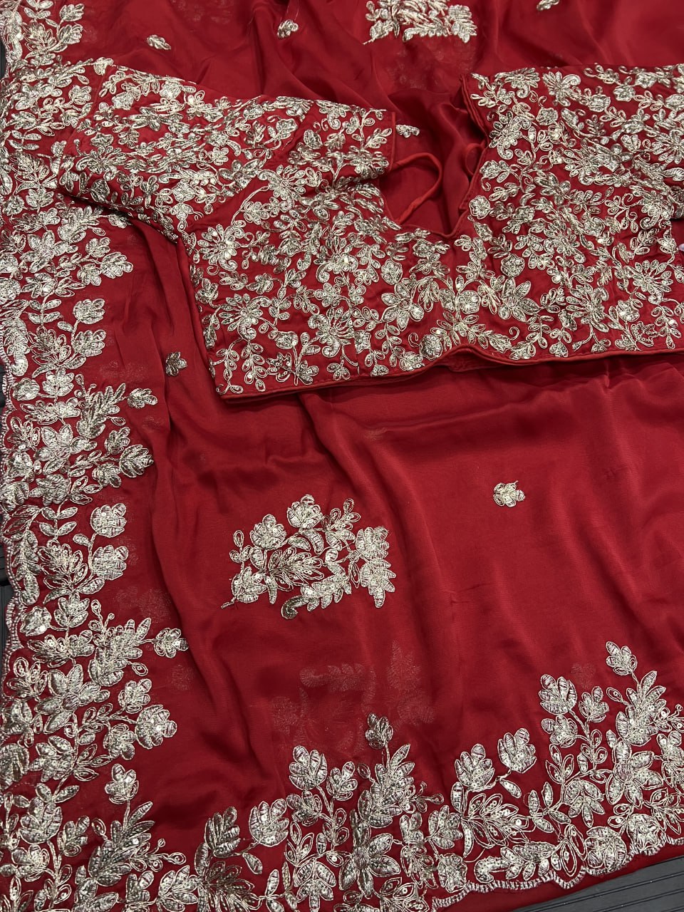 Women's Pure Soft Rangoli Silk Saree with Fancy Beautiful Embroidery Sequences, Zari and Coding Work, Cut Work Border Saree