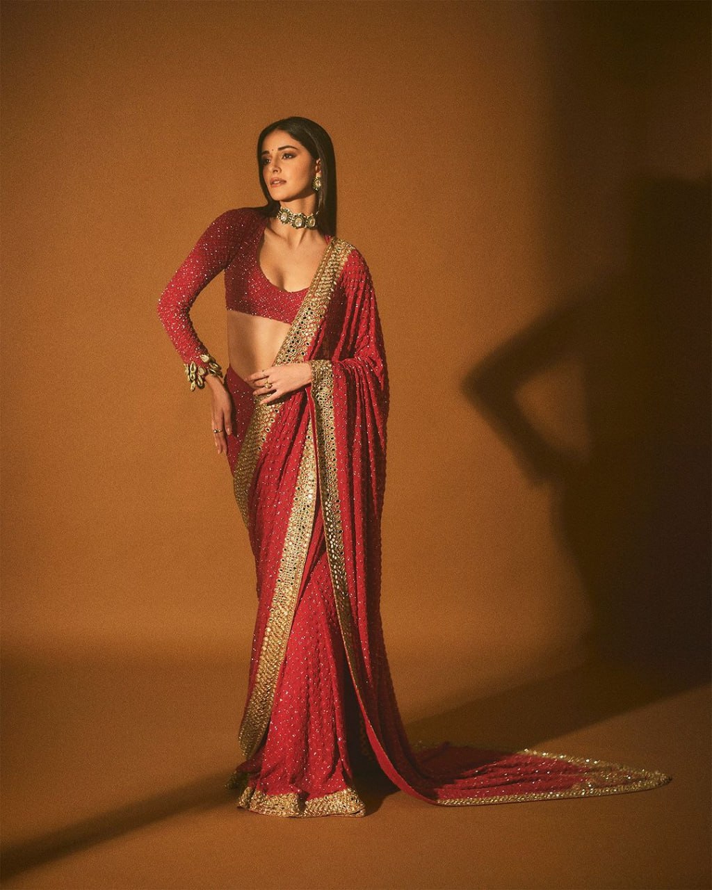 Bollywood Heavy Soft Georgette Mono Beglory Saree With Blouse
