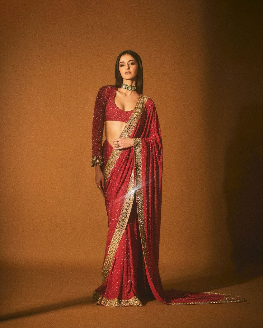 Bollywood Heavy Soft Georgette Mono Beglory Saree With Blouse