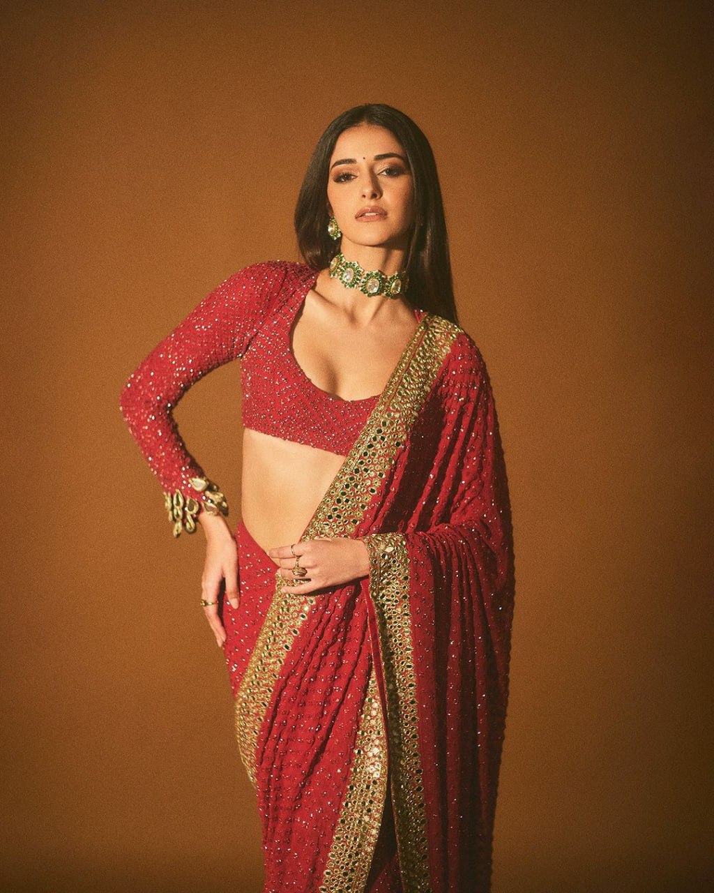 Bollywood Heavy Soft Georgette Mono Beglory Saree With Blouse