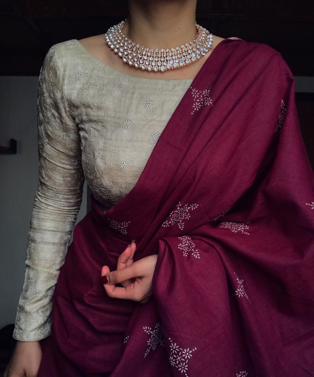 Bollywood Natural Silk Original Digital Print Saree With Embroidery Work Blouse